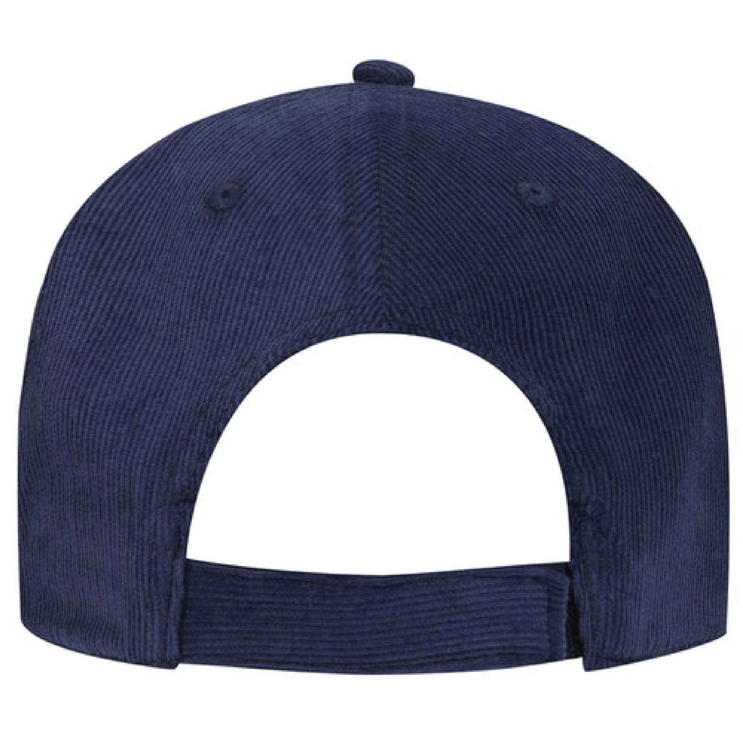18-1272- 6 Panel Corduroy Low Profile Baseball Cap