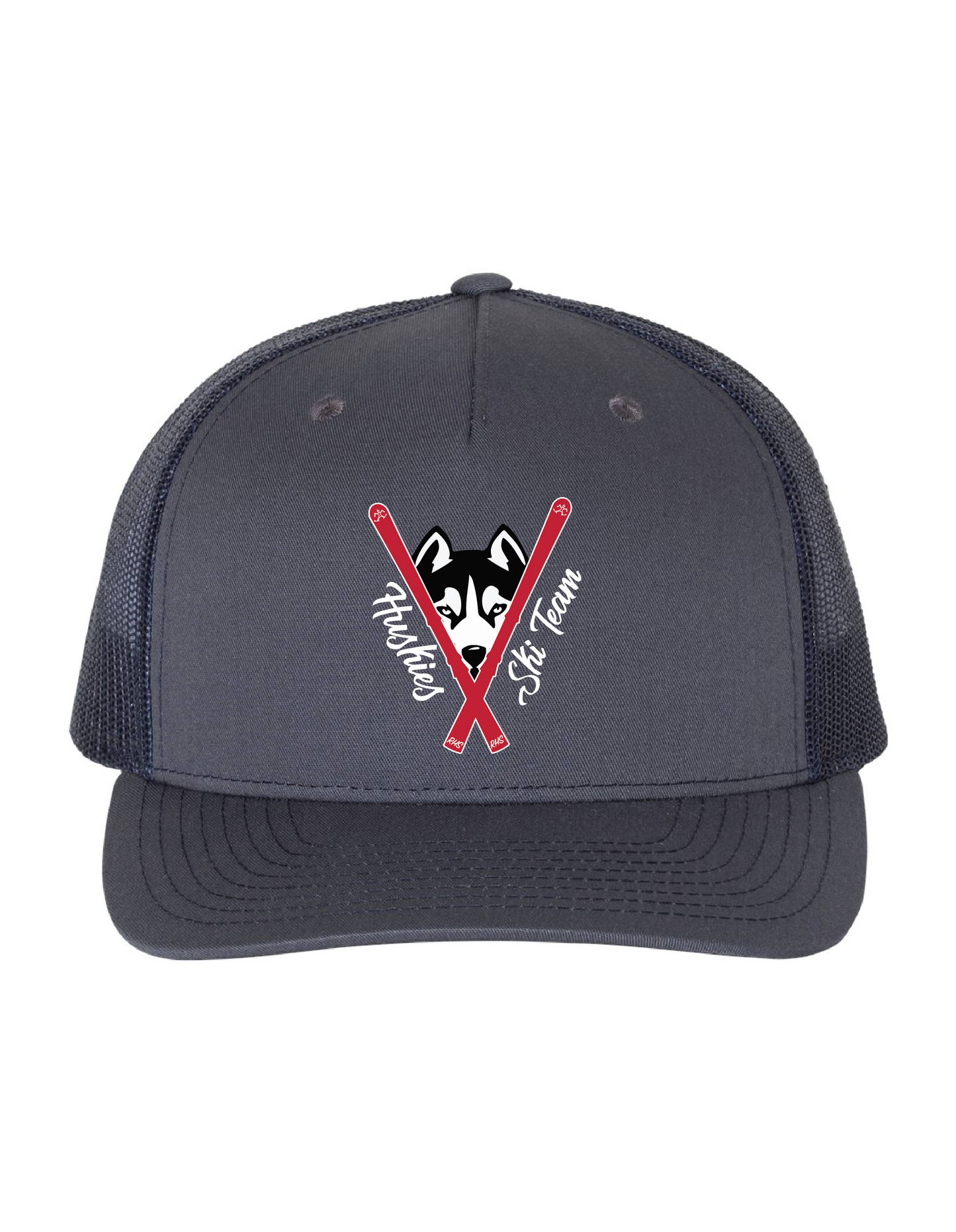 Richardson - Five-Panel Trucker Cap - 112FP - Navy - Crossed Embroidery