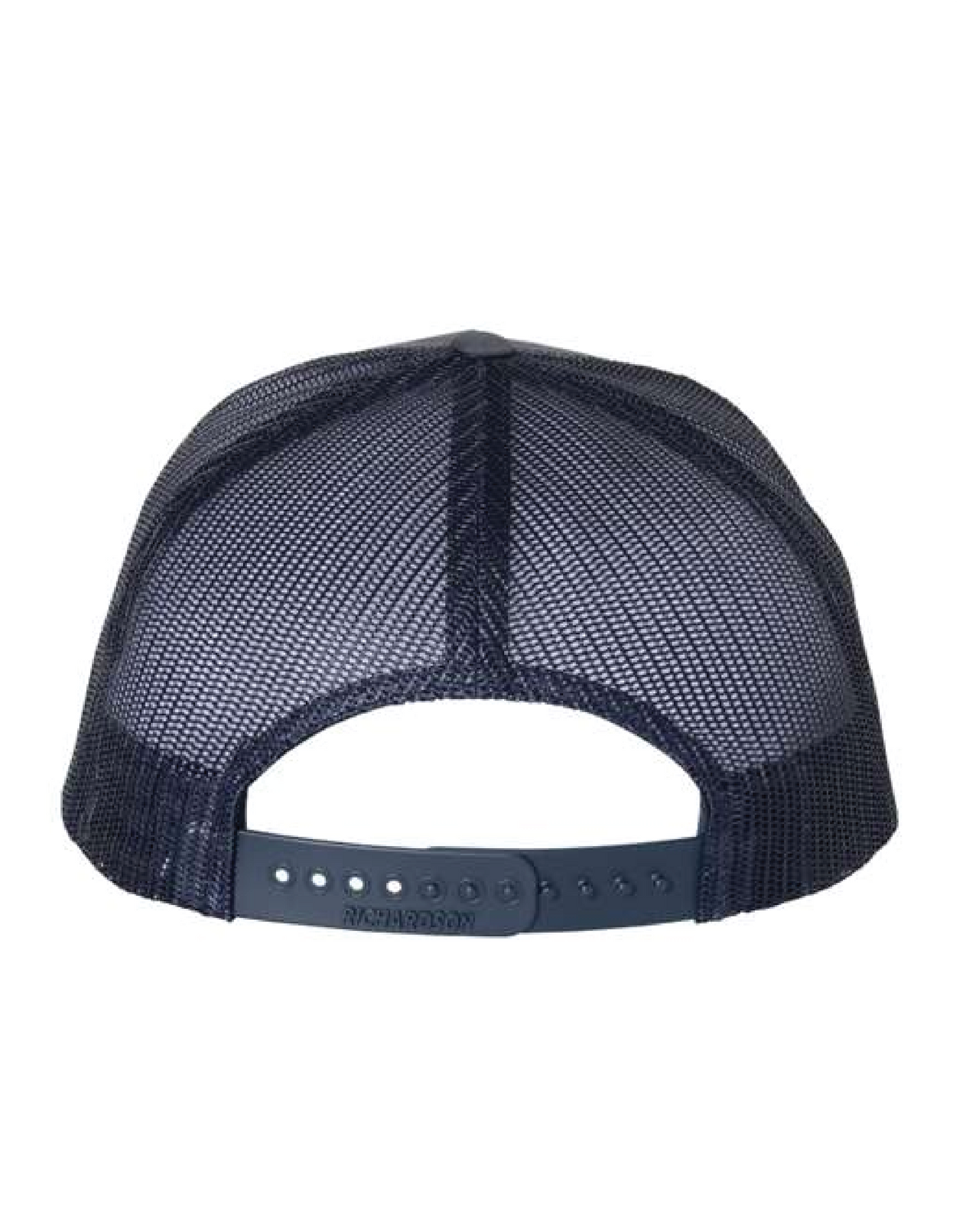 Richardson - Five-Panel Trucker Cap - 112FP - Navy - Crossed Embroidery