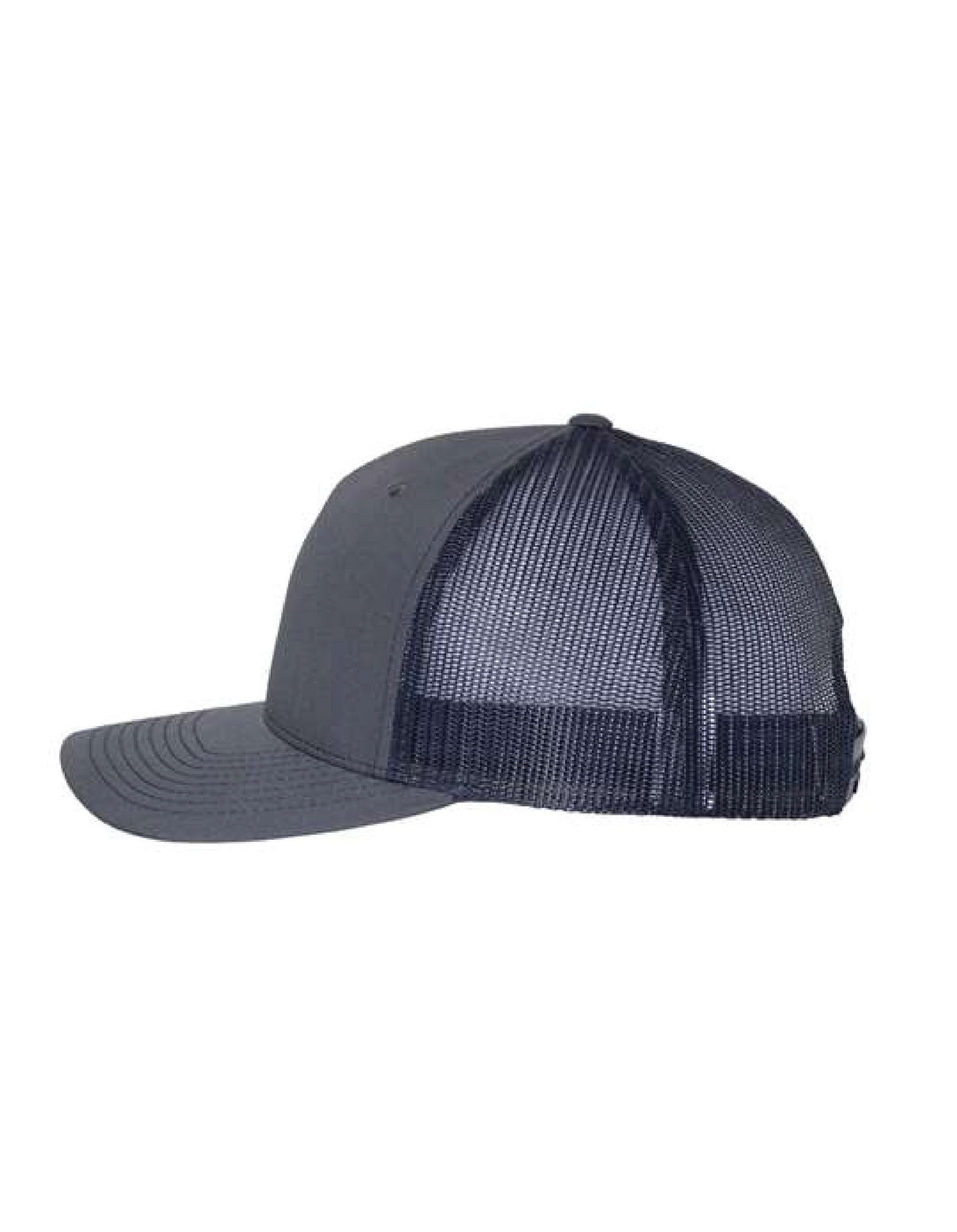 Richardson - Five-Panel Trucker Cap - 112FP - Navy - Crossed Embroidery