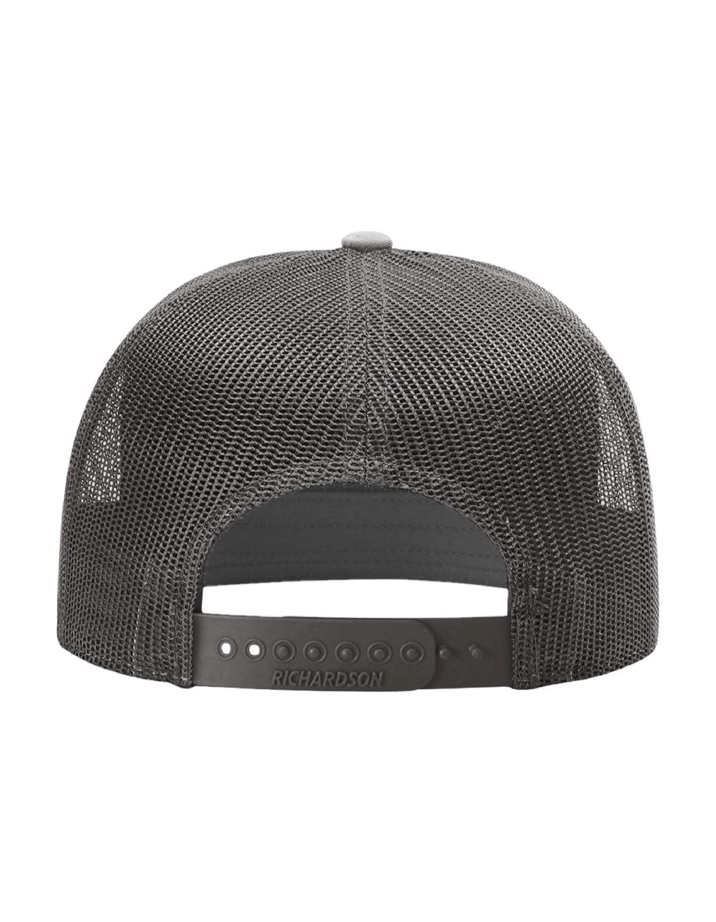Richardson - Seven-Panel Trucker Cap - Charcoal - LeaningHuskie (DTF)