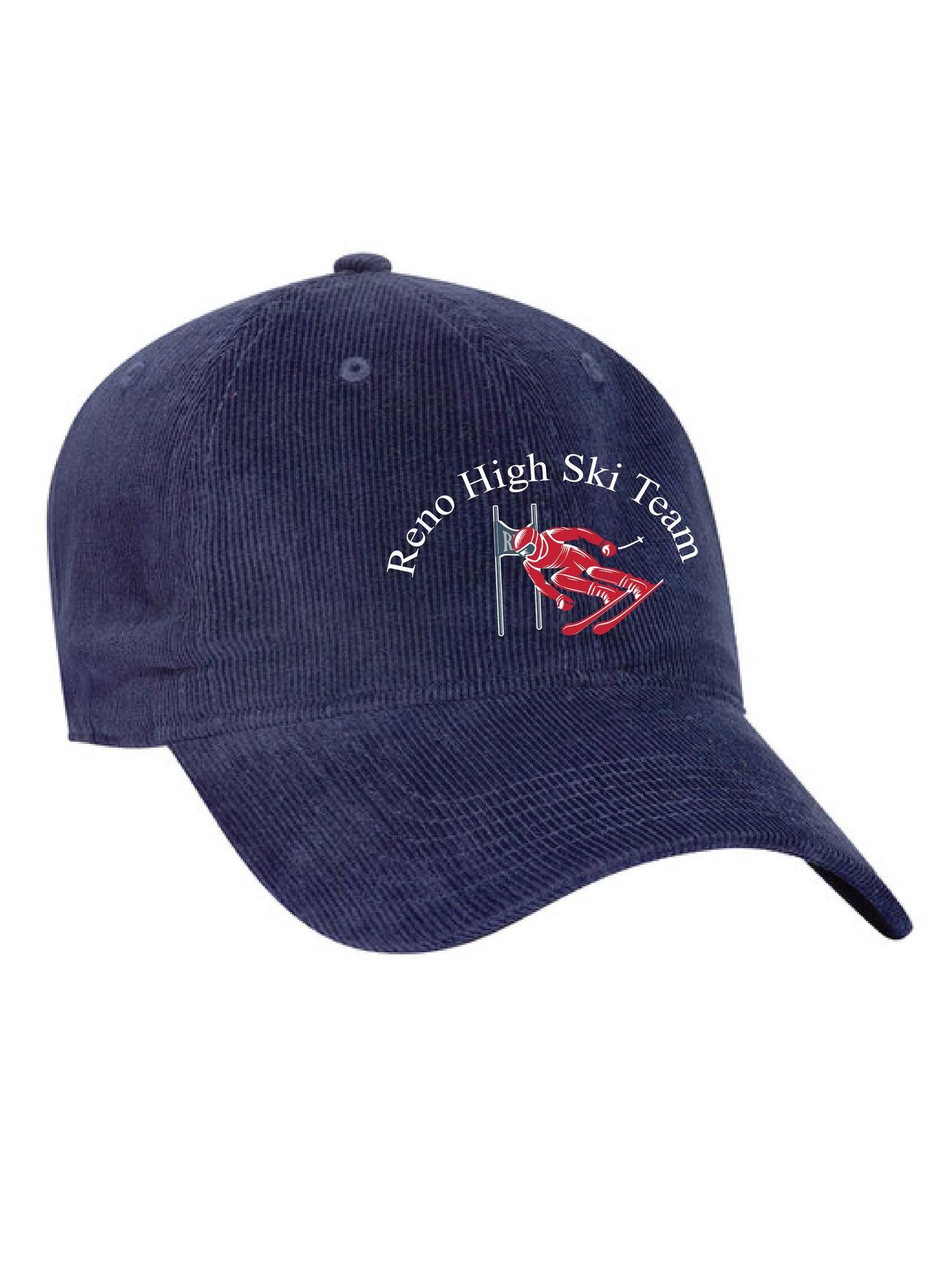 18-1272- 6 Panel Corduroy Low Profile Baseball Cap