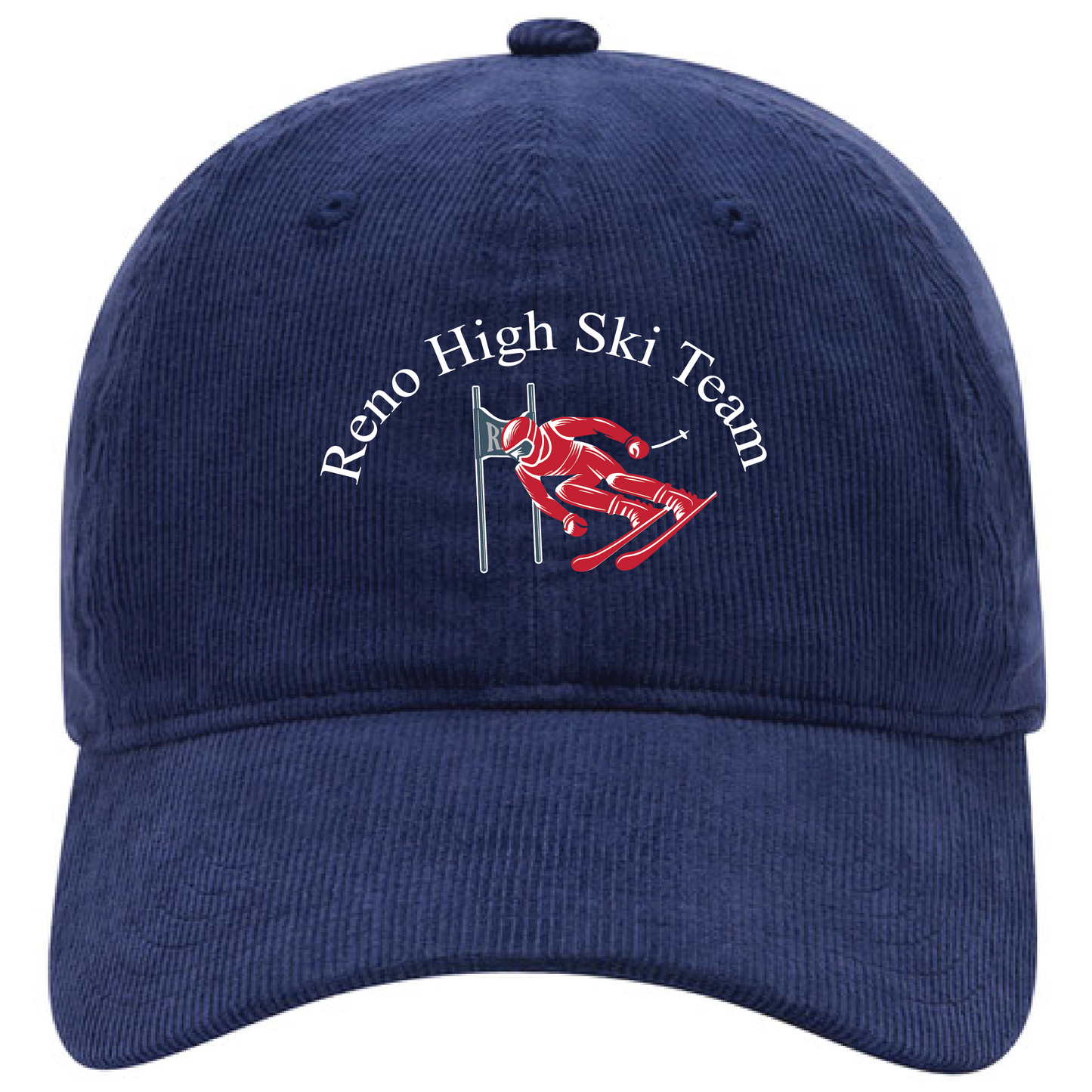 18-1272- 6 Panel Corduroy Low Profile Baseball Cap