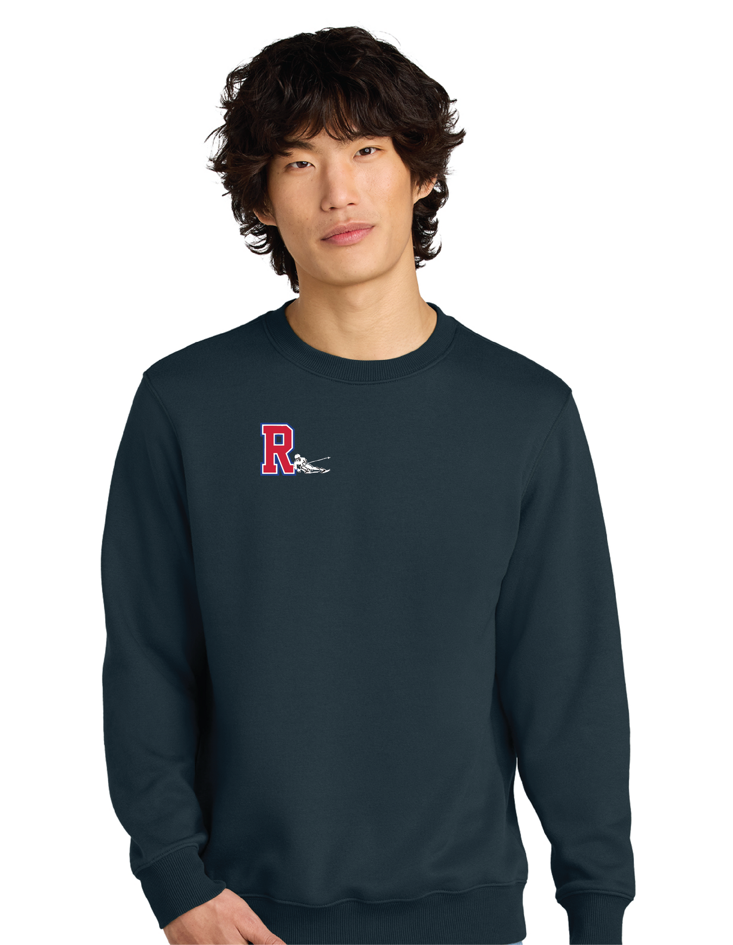 DT1106 - New District® Perfect Weight® Fleece Crew - Navy