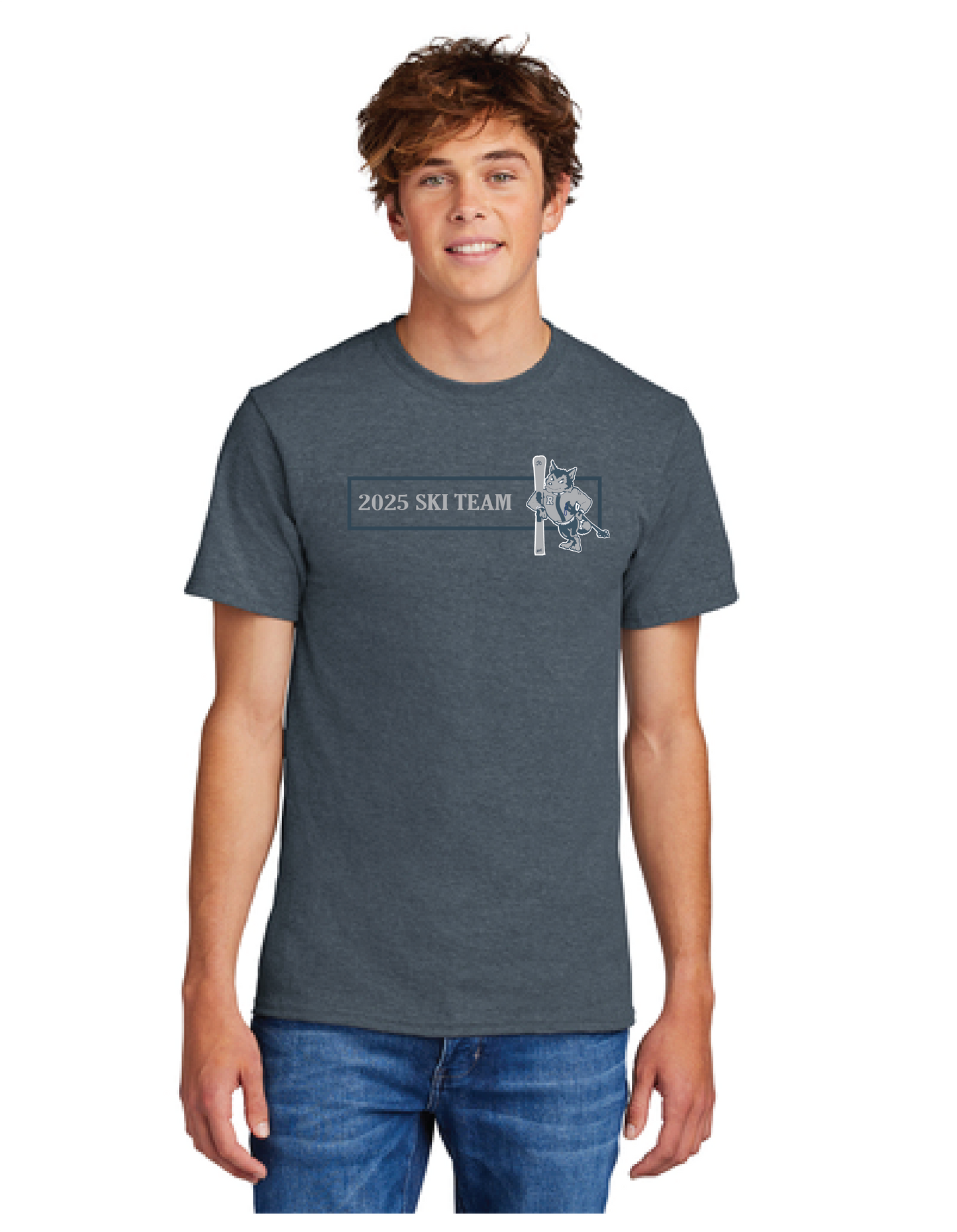 PC55- Core Blend Tee - Heather Navy **Free for Racers!**